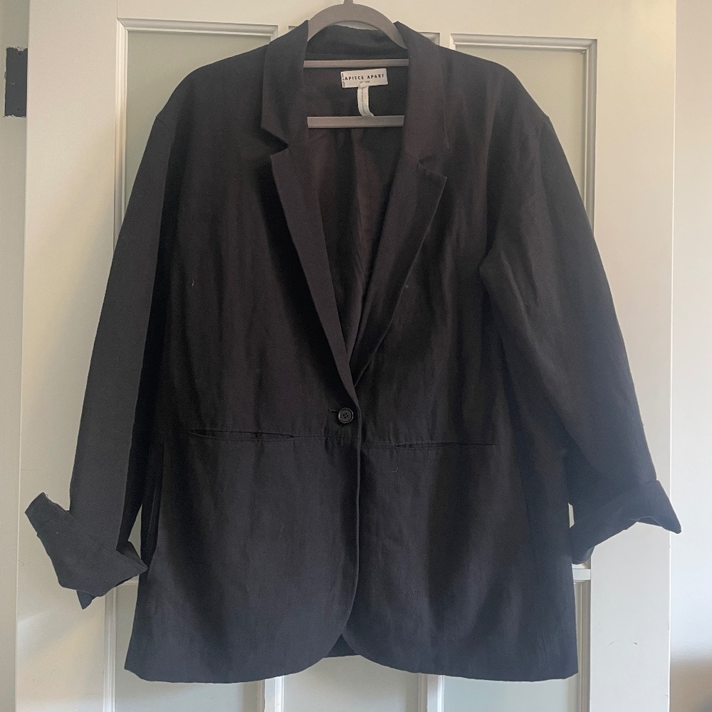 Apiece Apart WORN ONCE Black Oversized Blazer